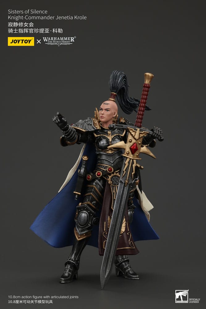 Warhammer The Horus Heresy Actionfigur Sisters of SilenceKnight-Commander Jenetia Krole 19 cm - Versand: 5-7 Tage nach Bestellung