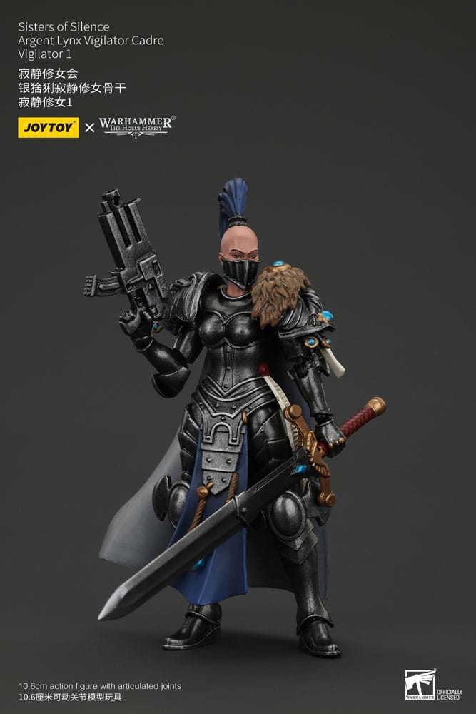 Warhammer The Horus Heresy Actionfigur Sisters of Silence Argent Lynx Vigilator Cadre Vigilator 1 19 cm - Versand: 5-7 Tage nach Bestellung