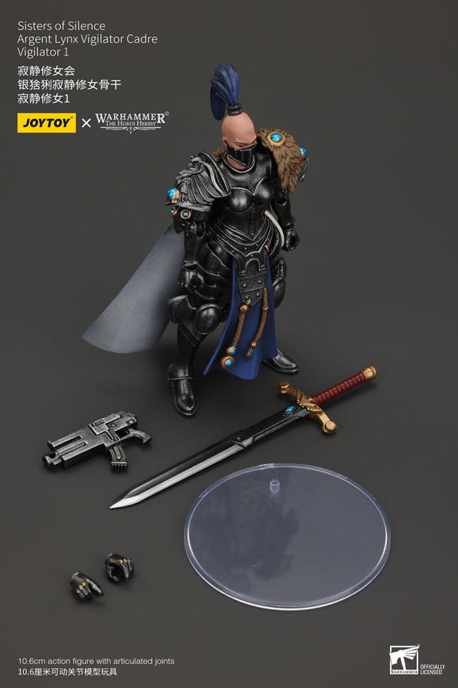 Warhammer The Horus Heresy Actionfigur Sisters of Silence Argent Lynx Vigilator Cadre Vigilator 1 19 cm - Versand: 5-7 Tage nach Bestellung