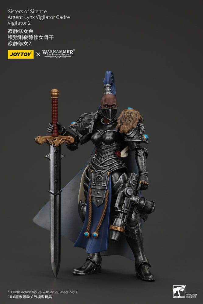 Warhammer The Horus Heresy Actionfigur Sisters of Silence Argent Lynx Vigilator Cadre Vigilator 2 19 cm - Versand: 5-7 Tage nach Bestellung