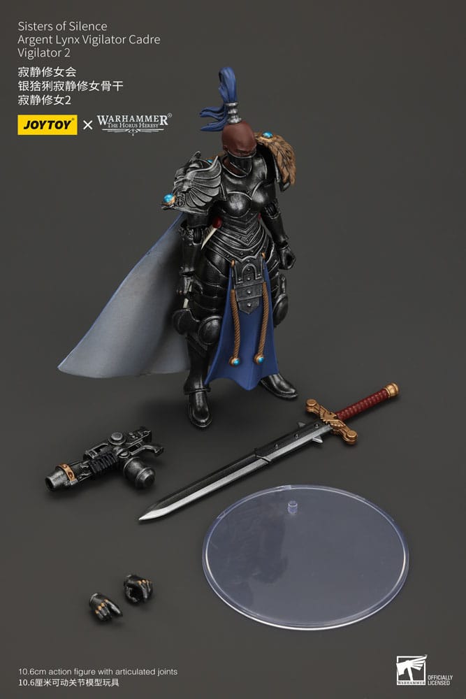 Warhammer The Horus Heresy Actionfigur Sisters of Silence Argent Lynx Vigilator Cadre Vigilator 2 19 cm - Versand: 5-7 Tage nach Bestellung