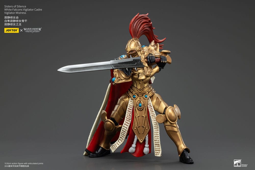 Warhammer The Horus Heresy Actionfigur Sisters of Silence White Falcons Vigilator Cadre Vigilator Mistress 19 cm - Versand: 5-7 Tage nach Bestellung