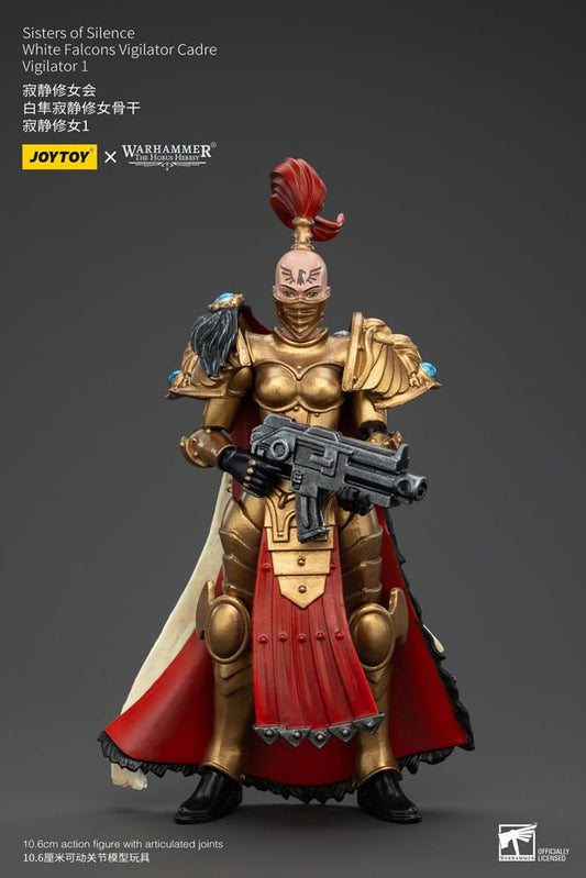 Warhammer The Horus Heresy Actionfigur Sisters of Silence White Falcons Vigilator Cadre Vigilator 1 19 cm - Preorder - ETA: 12.12.2025