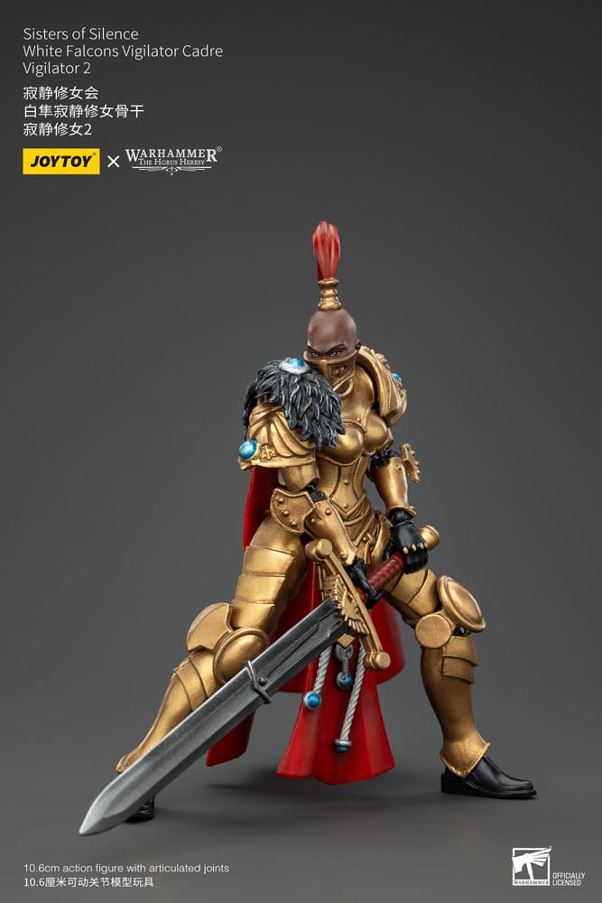 Warhammer The Horus Heresy Actionfigur Sisters of Silence White Falcons Vigilator Cadre Vigilator 2 19 cm - Versand: 5-7 Tage nach Bestellung