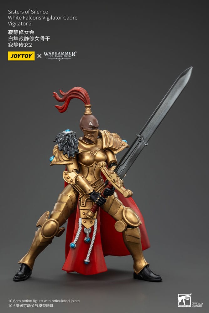 Warhammer The Horus Heresy Actionfigur Sisters of Silence White Falcons Vigilator Cadre Vigilator 2 19 cm - Versand: 5-7 Tage nach Bestellung