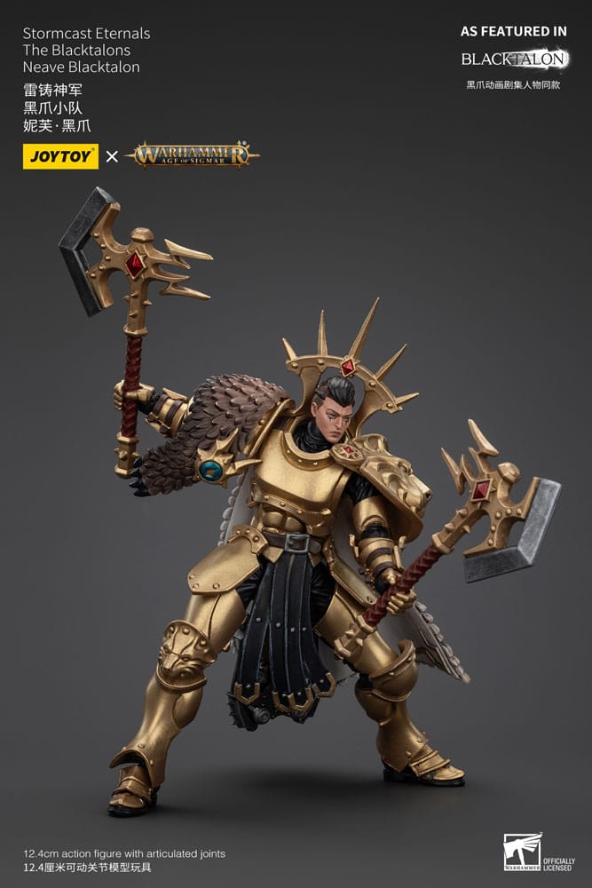 Warhammer Age of Sigmar Actionfigur Stormcast Eternals The Blacktalons Neave Blacktalon 20 cm - Versand: 5-7 Tage nach Bestellung
