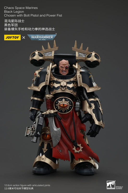 Warhammer 40k Actionfigur Chaos Space Marines Black Legion Chosen with Bolt Pistol and Power Fist 20 cm - Versand: 5-7 Tage nach Bestellung