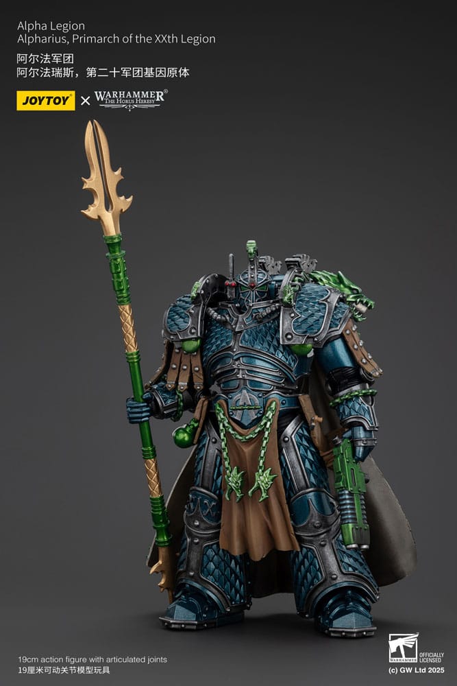 Warhammer The Horus Heresy Actionfigur Alpha Legion Alpharius, Primarch of the XXth Legion 25 cm - Preorder - ETA: 07.11.2025