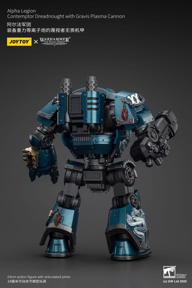 Warhammer The Horus Heresy Actionfigur Alpha Legion Contemptor Dreadnought with Gravis Plasma Cannon 25 cm - Preorder - ETA: 25.09.2025