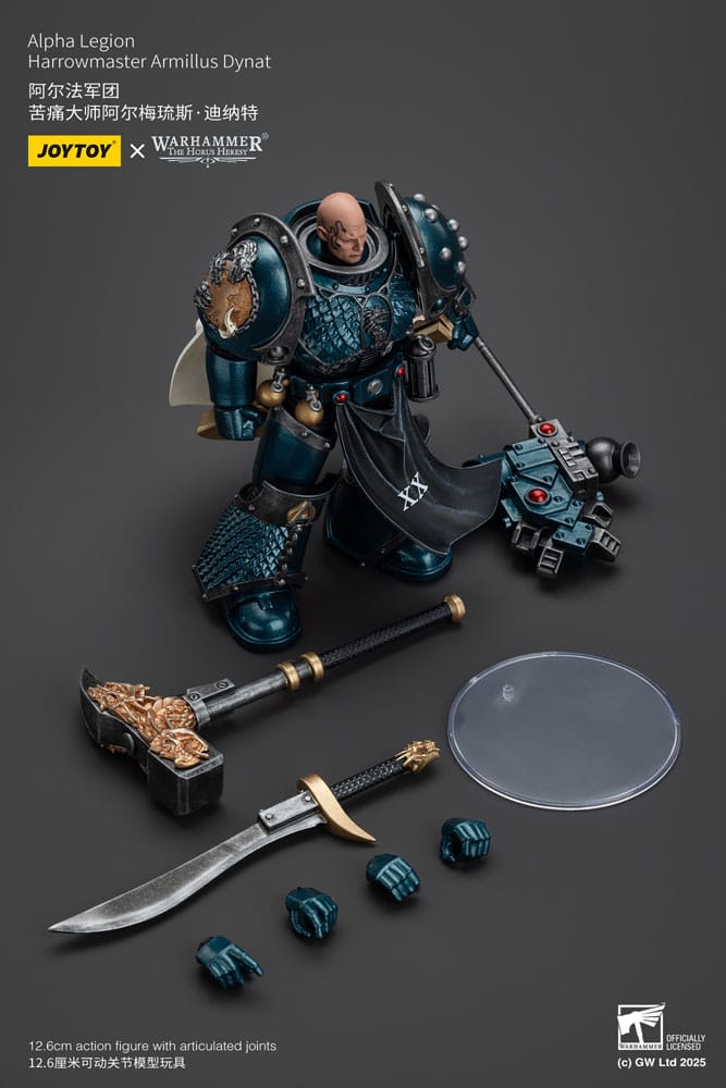 Warhammer The Horus Heresy Actionfigur Alpha Legion Harrowmaster Armillus Dynat 20 cm - Preorder - ETA: 08.09.2025