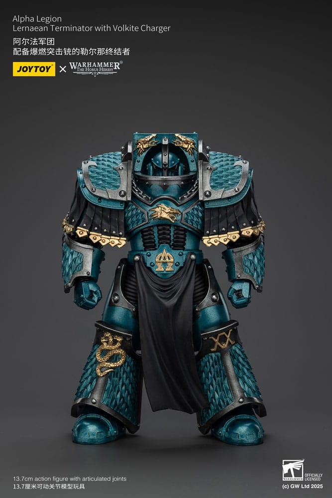 Warhammer The Horus Heresy Actionfigur Alpha Legion Lernaean Terminator with Volkite Charger 20 cm - Preorder - ETA: 20.11.2025