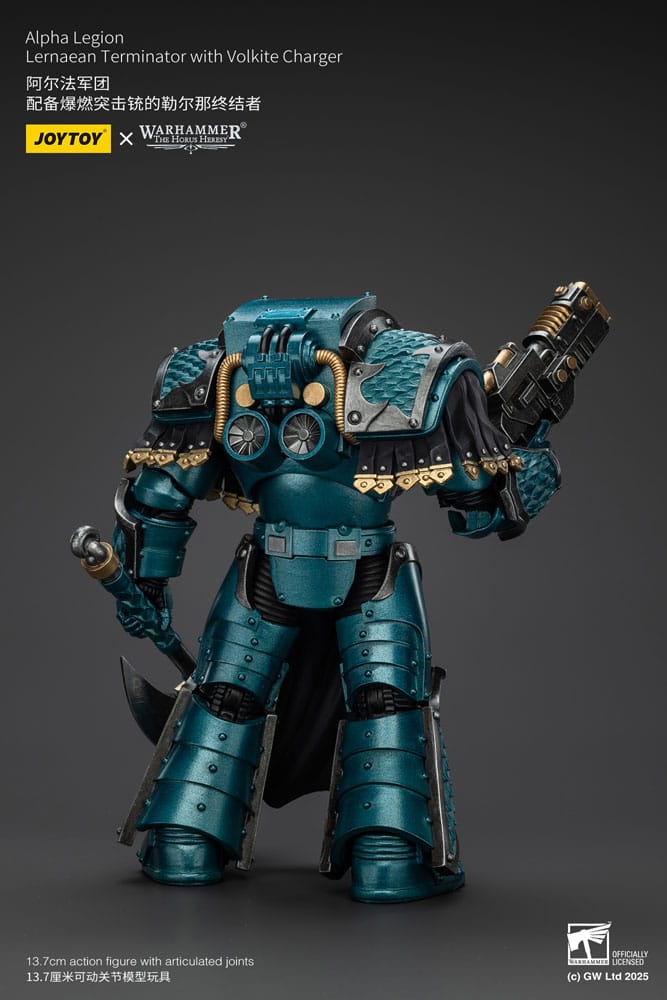 Warhammer The Horus Heresy Actionfigur Alpha Legion Lernaean Terminator with Volkite Charger 20 cm - Preorder - ETA: 20.11.2025