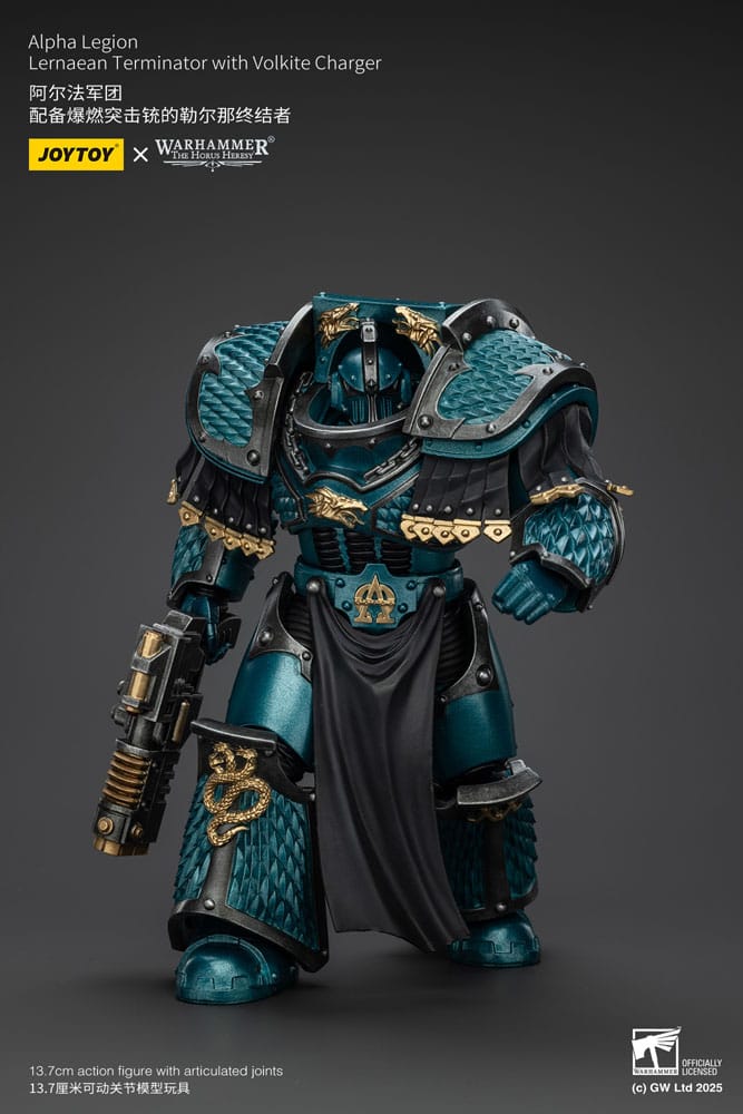 Warhammer The Horus Heresy Actionfigur Alpha Legion Lernaean Terminator with Volkite Charger 20 cm - Preorder - ETA: 20.11.2025
