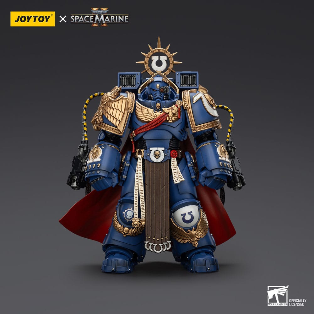 Warhammer 40k Actionfigur Ultramarines Marneus Calgar Chapter Master with MKX Gravis Armour and Gauntlets of Ultramar 20 cm - Preorder - ETA: 07.11.2025