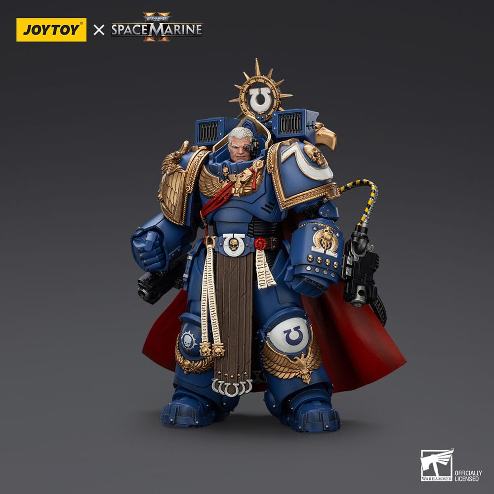 Warhammer 40k Actionfigur Ultramarines Marneus Calgar Chapter Master with MKX Gravis Armour and Gauntlets of Ultramar 20 cm - Preorder - ETA: 07.11.2025