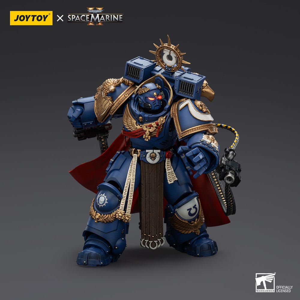 Warhammer 40k Actionfigur Ultramarines Marneus Calgar Chapter Master with MKX Gravis Armour and Gauntlets of Ultramar 20 cm - Preorder - ETA: 07.11.2025