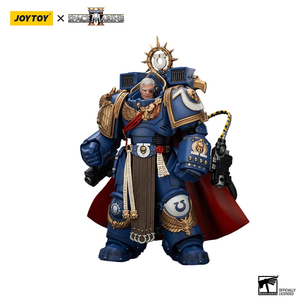 Warhammer 40k Actionfigur Ultramarines Marneus Calgar Chapter Master with MKX Gravis Armour and Gauntlets of Ultramar 20 cm - Preorder - ETA: 07.11.2025