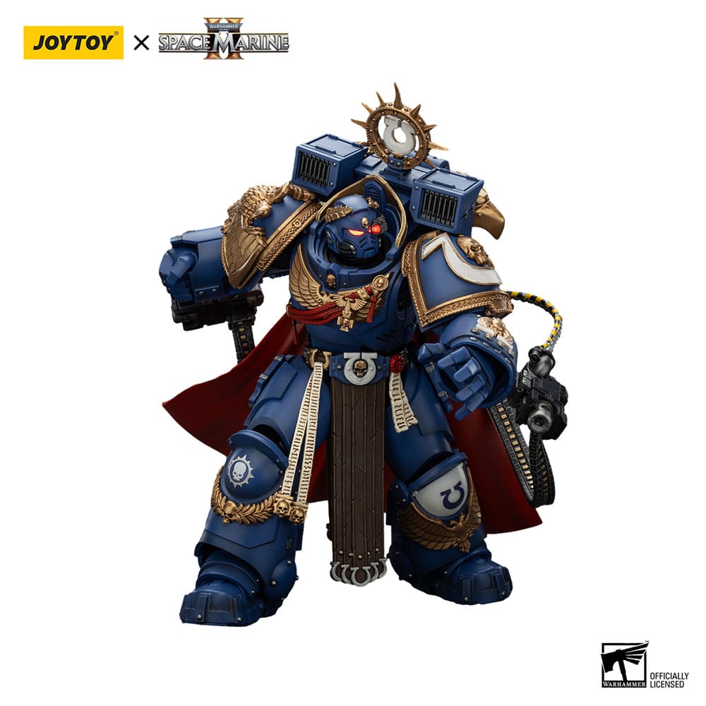 Warhammer 40k Actionfigur Ultramarines Marneus Calgar Chapter Master with MKX Gravis Armour and Gauntlets of Ultramar 20 cm - Preorder - ETA: 07.11.2025