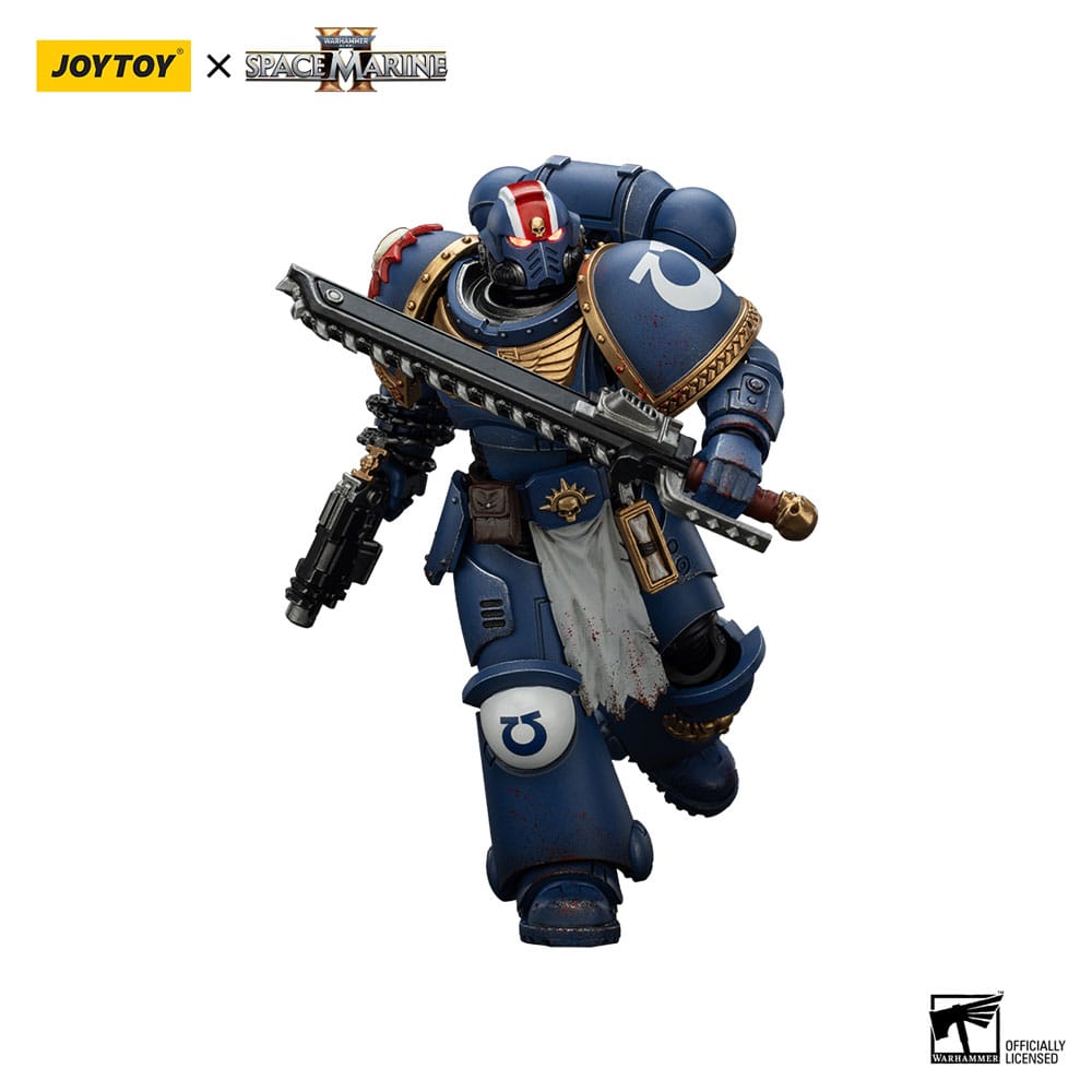 Warhammer 40,000: Space Marine 2 Actionfigur Ultramarines Lieutenant Titus Collectors Edition 13 cm - Preorder - ETA: 07.11.2025