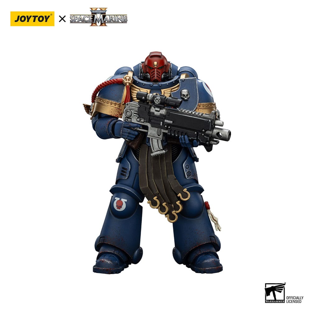 Warhammer 40,000: Space Marine 2 Actionfigur Ultramarines Sergeant Gadriel Collectors Edition 13 cm - Versand: 5-7 Tage nach Bestellung