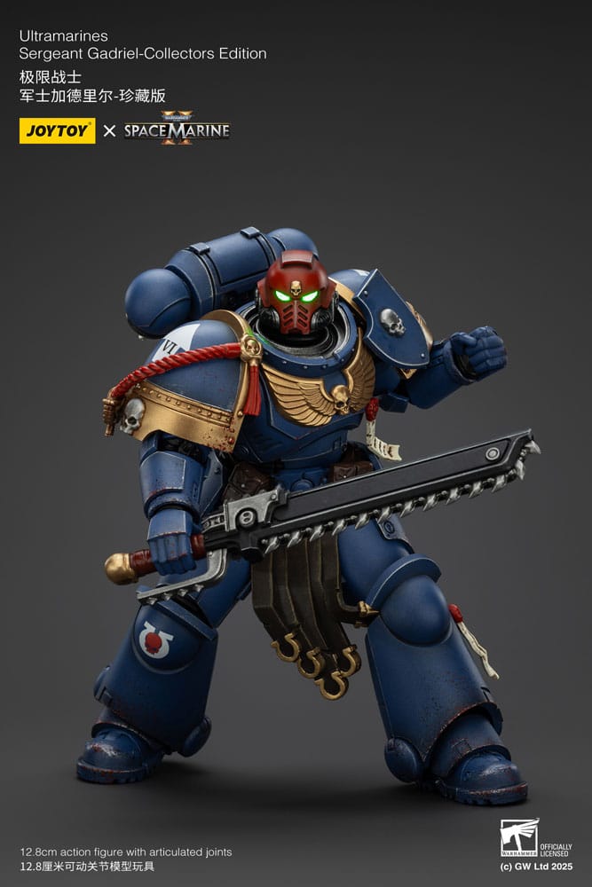 Warhammer 40,000: Space Marine 2 Actionfigur Ultramarines Sergeant Gadriel Collectors Edition 13 cm - Versand: 5-7 Tage nach Bestellung