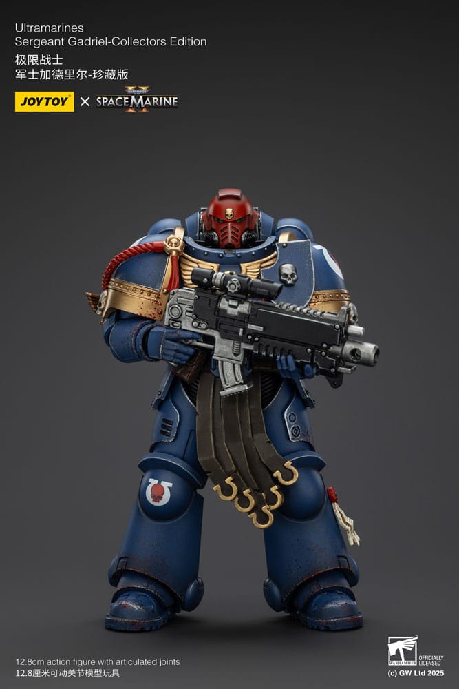 Warhammer 40,000: Space Marine 2 Actionfigur Ultramarines Sergeant Gadriel Collectors Edition 13 cm - Versand: 5-7 Tage nach Bestellung