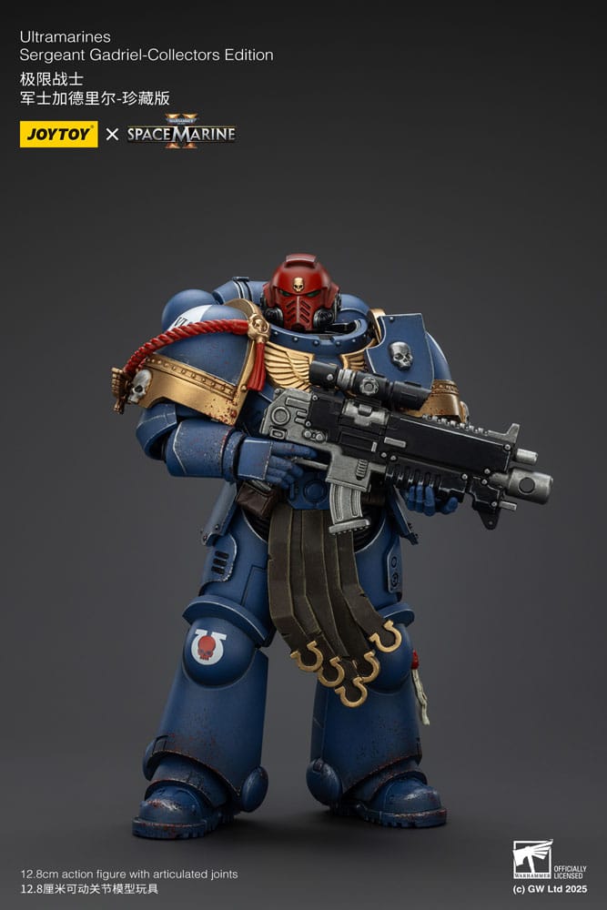 Warhammer 40,000: Space Marine 2 Actionfigur Ultramarines Sergeant Gadriel Collectors Edition 13 cm - Versand: 5-7 Tage nach Bestellung