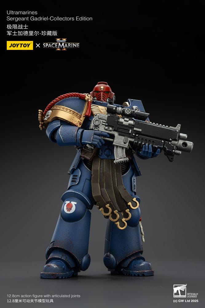 Warhammer 40,000: Space Marine 2 Actionfigur Ultramarines Sergeant Gadriel Collectors Edition 13 cm - Versand: 5-7 Tage nach Bestellung