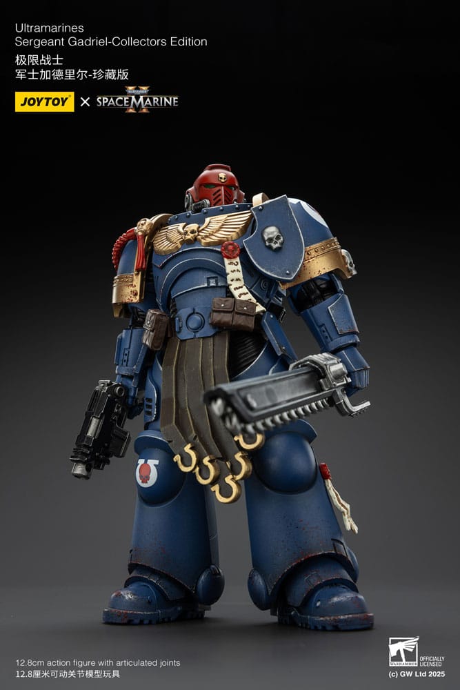 Warhammer 40,000: Space Marine 2 Actionfigur Ultramarines Sergeant Gadriel Collectors Edition 13 cm - Versand: 5-7 Tage nach Bestellung