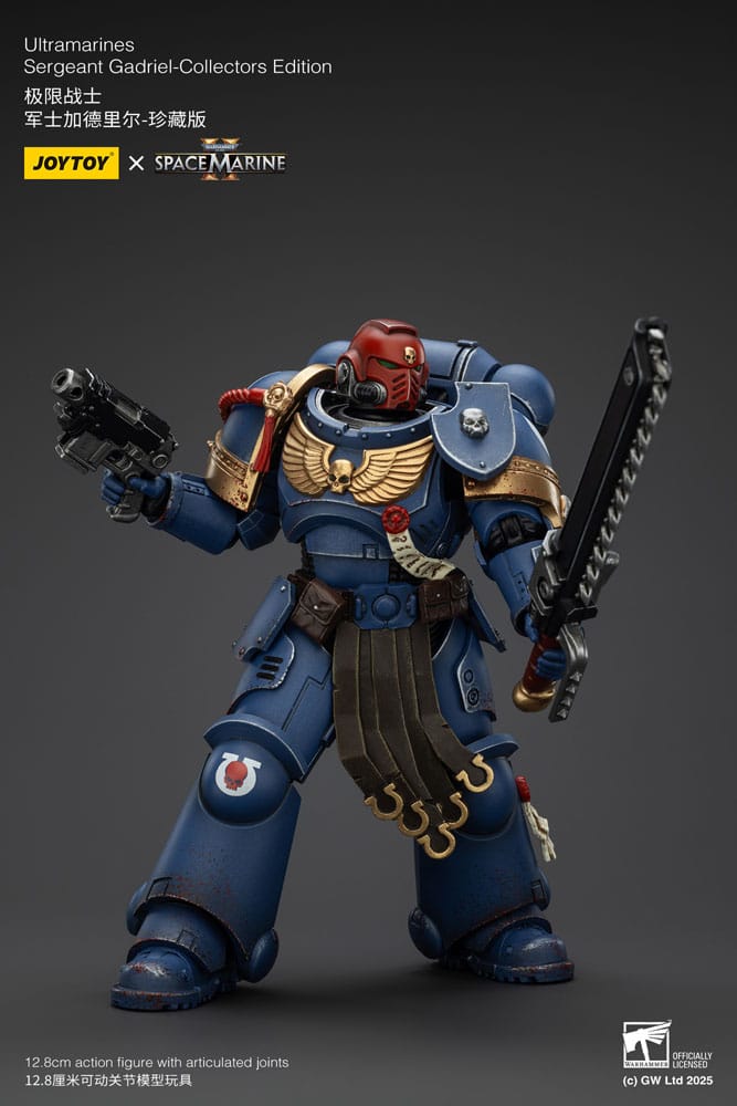 Warhammer 40,000: Space Marine 2 Actionfigur Ultramarines Sergeant Gadriel Collectors Edition 13 cm - Versand: 5-7 Tage nach Bestellung