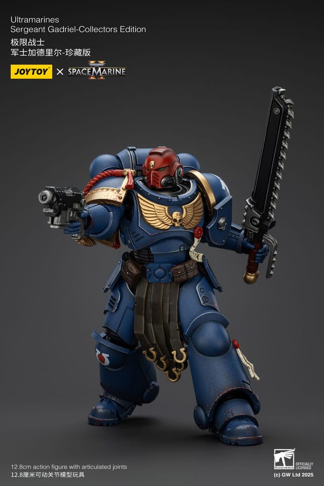 Warhammer 40,000: Space Marine 2 Actionfigur Ultramarines Sergeant Gadriel Collectors Edition 13 cm - Versand: 5-7 Tage nach Bestellung