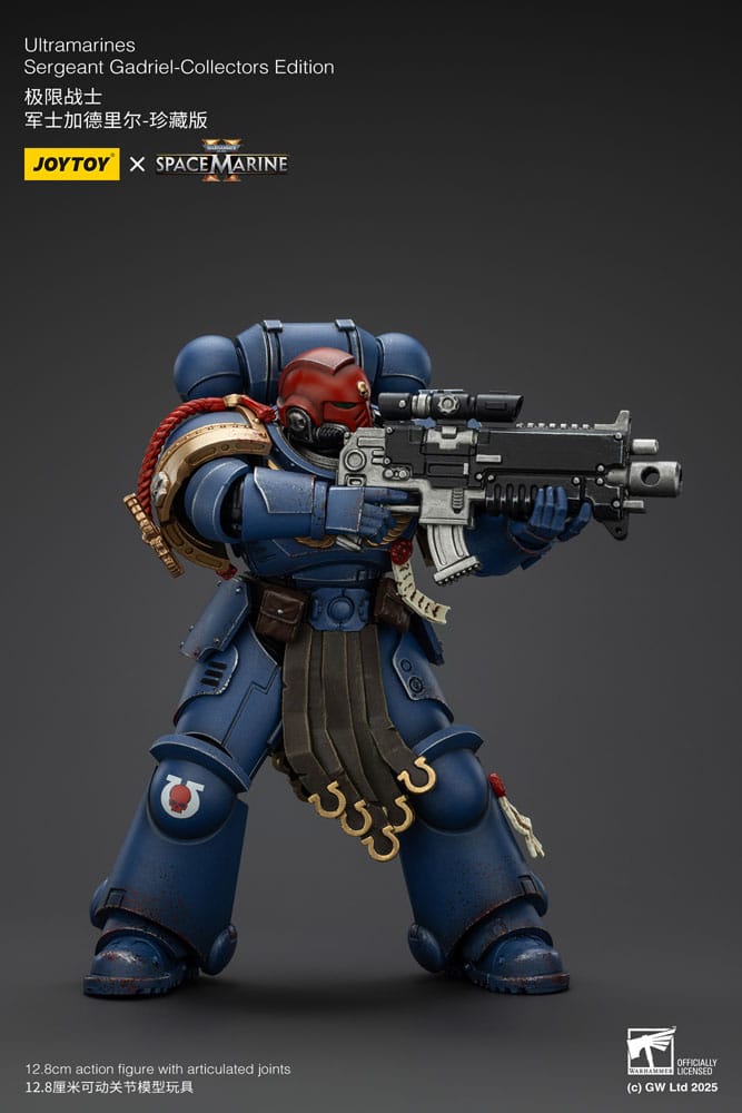 Warhammer 40,000: Space Marine 2 Actionfigur Ultramarines Sergeant Gadriel Collectors Edition 13 cm - Versand: 5-7 Tage nach Bestellung