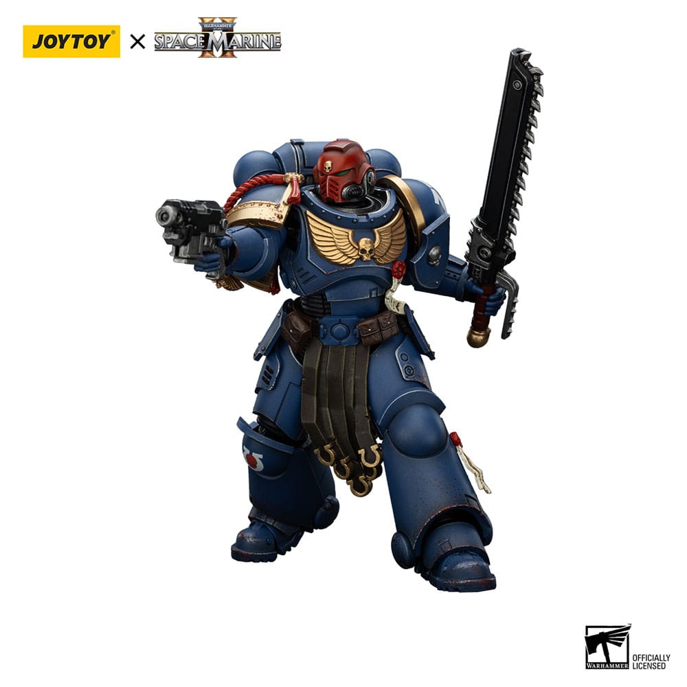 Warhammer 40,000: Space Marine 2 Actionfigur Ultramarines Sergeant Gadriel Collectors Edition 13 cm - Versand: 5-7 Tage nach Bestellung
