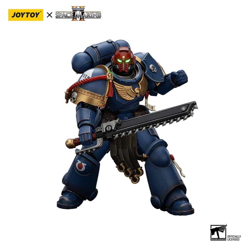 Warhammer 40,000: Space Marine 2 Actionfigur Ultramarines Sergeant Gadriel Collectors Edition 13 cm - Versand: 5-7 Tage nach Bestellung