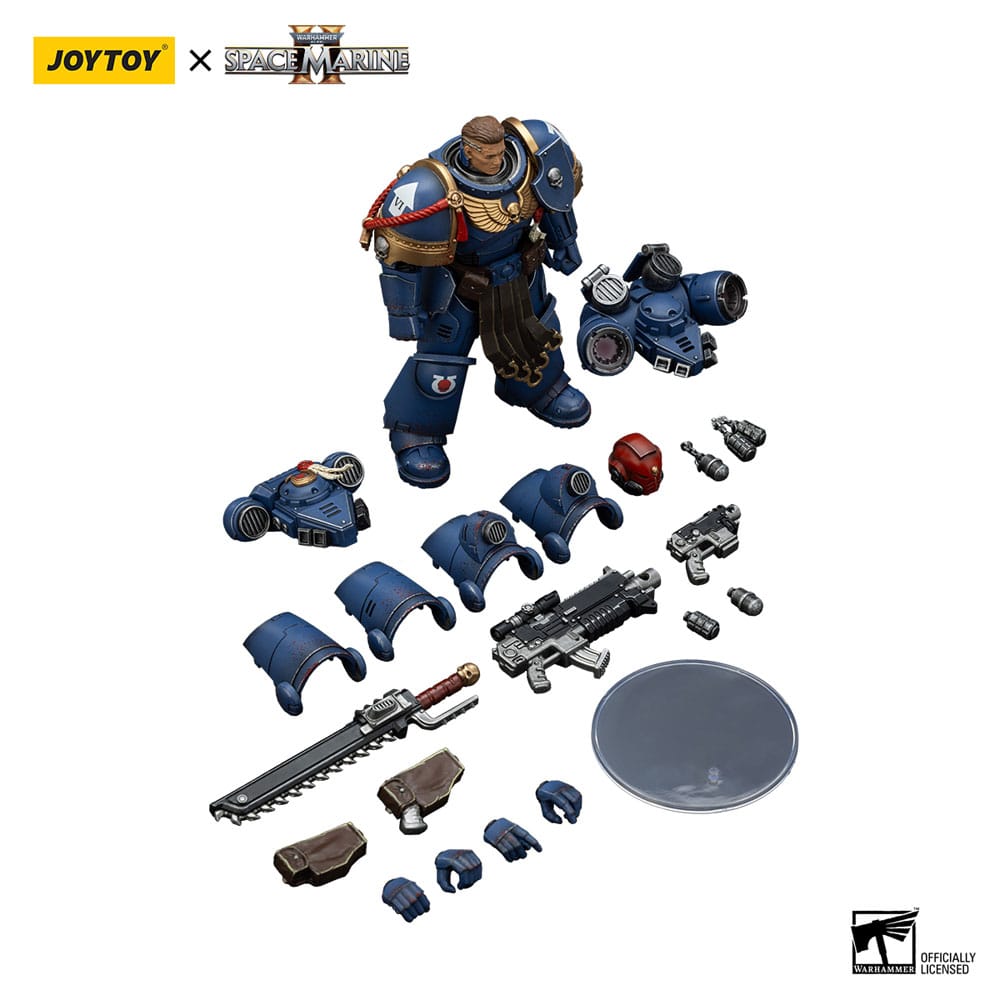 Warhammer 40,000: Space Marine 2 Actionfigur Ultramarines Sergeant Gadriel Collectors Edition 13 cm - Versand: 5-7 Tage nach Bestellung