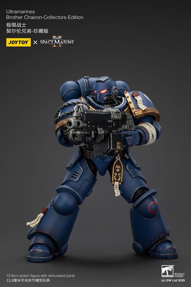Warhammer 40,000: Space Marine 2 Actionfigur Ultramarines Brother Chairon Collectors Edition 13 cm - Versand: 5-7 Tage nach Bestellung
