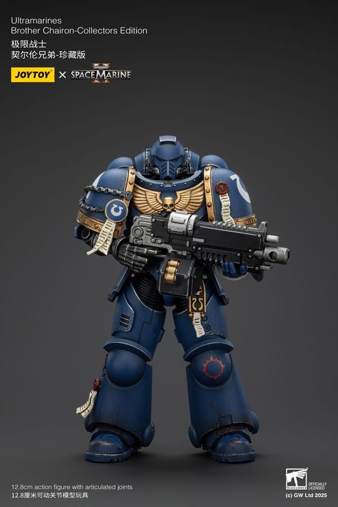 Warhammer 40,000: Space Marine 2 Actionfigur Ultramarines Brother Chairon Collectors Edition 13 cm - Versand: 5-7 Tage nach Bestellung