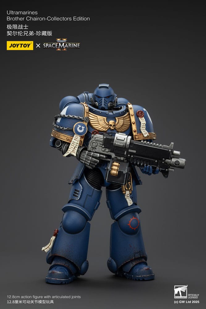 Warhammer 40,000: Space Marine 2 Actionfigur Ultramarines Brother Chairon Collectors Edition 13 cm - Versand: 5-7 Tage nach Bestellung