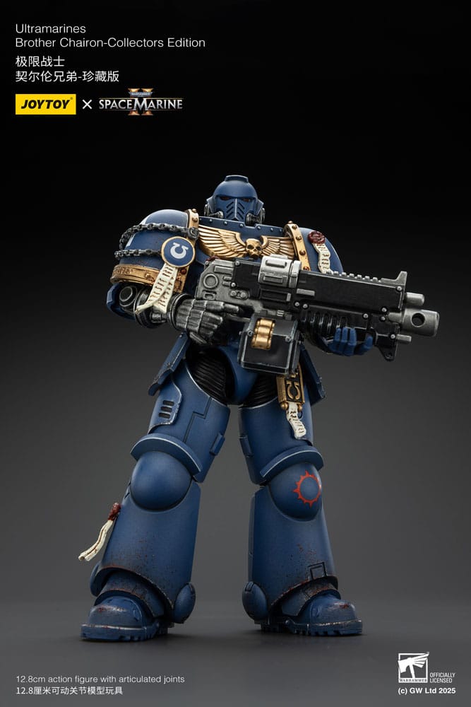Warhammer 40,000: Space Marine 2 Actionfigur Ultramarines Brother Chairon Collectors Edition 13 cm - Versand: 5-7 Tage nach Bestellung