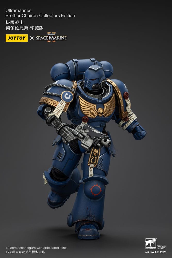 Warhammer 40,000: Space Marine 2 Actionfigur Ultramarines Brother Chairon Collectors Edition 13 cm - Versand: 5-7 Tage nach Bestellung