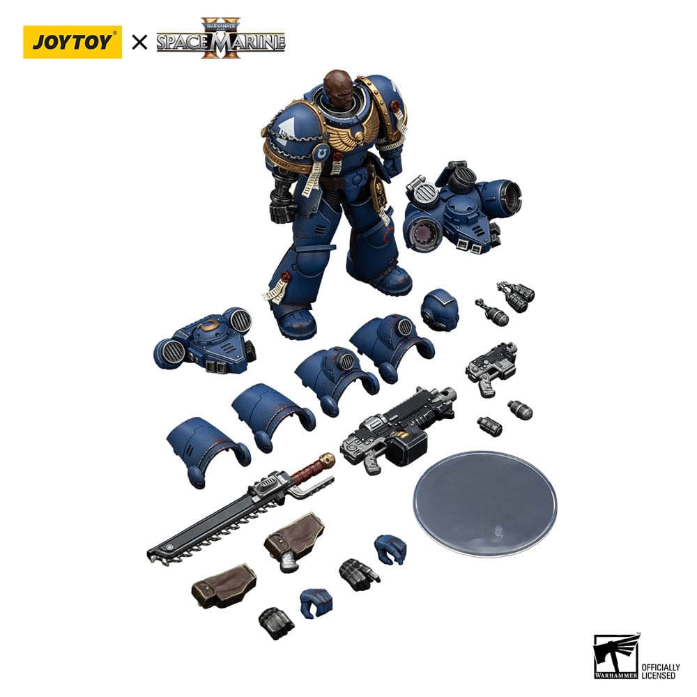 Warhammer 40,000: Space Marine 2 Actionfigur Ultramarines Brother Chairon Collectors Edition 13 cm - Versand: 5-7 Tage nach Bestellung