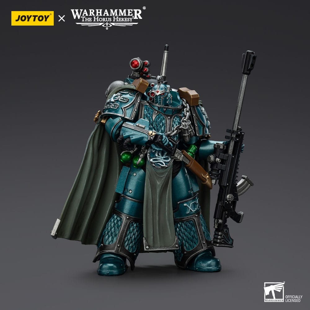 Warhammer The Horus Heresy Actionfigur Alpha Legion Exodus The One who is Many With Sniper Rifle And Power Dagger 20 cm - Preorder - ETA: 25.12.2025