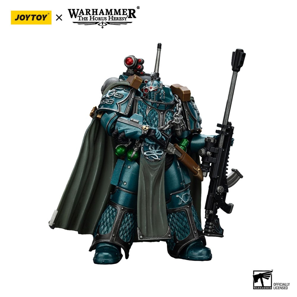 Warhammer The Horus Heresy Actionfigur Alpha Legion Exodus The One who is Many With Sniper Rifle And Power Dagger 20 cm - Preorder - ETA: 25.12.2025
