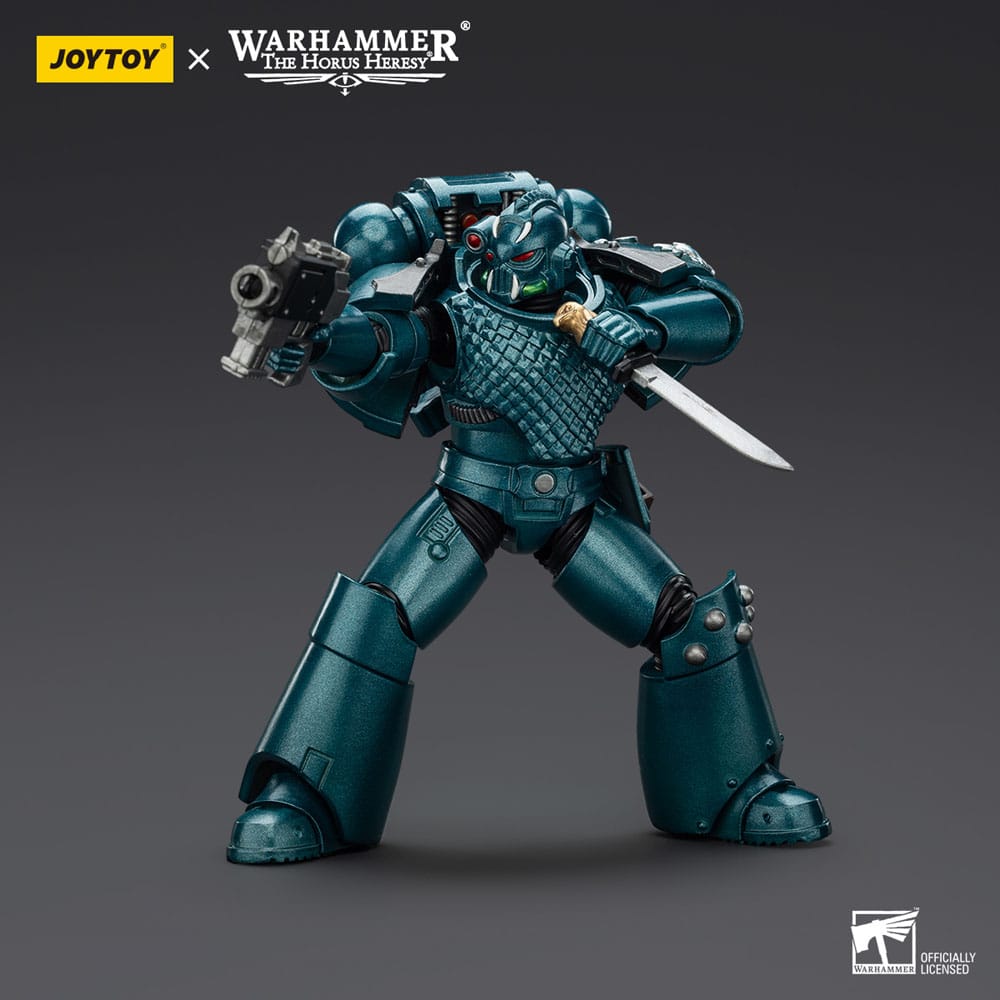 Warhammer The Horus Heresy Actionfigur Alpha Legion Head hunter With Banestrike Combi-Bolter And Power Dagger 20 cm - Preorder - ETA: 25.12.2025