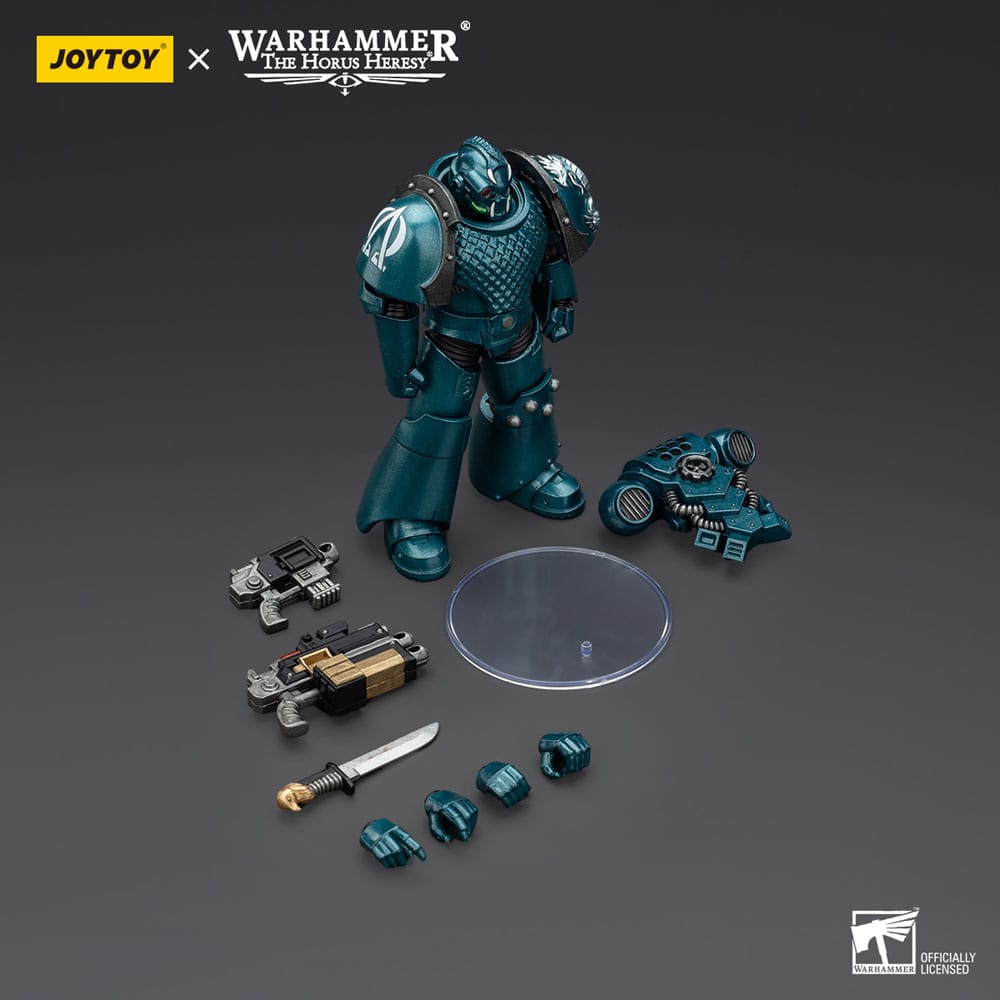 Warhammer The Horus Heresy Actionfigur Alpha Legion Head hunter With Banestrike Combi-Bolter And Power Dagger 20 cm - Preorder - ETA: 25.12.2025