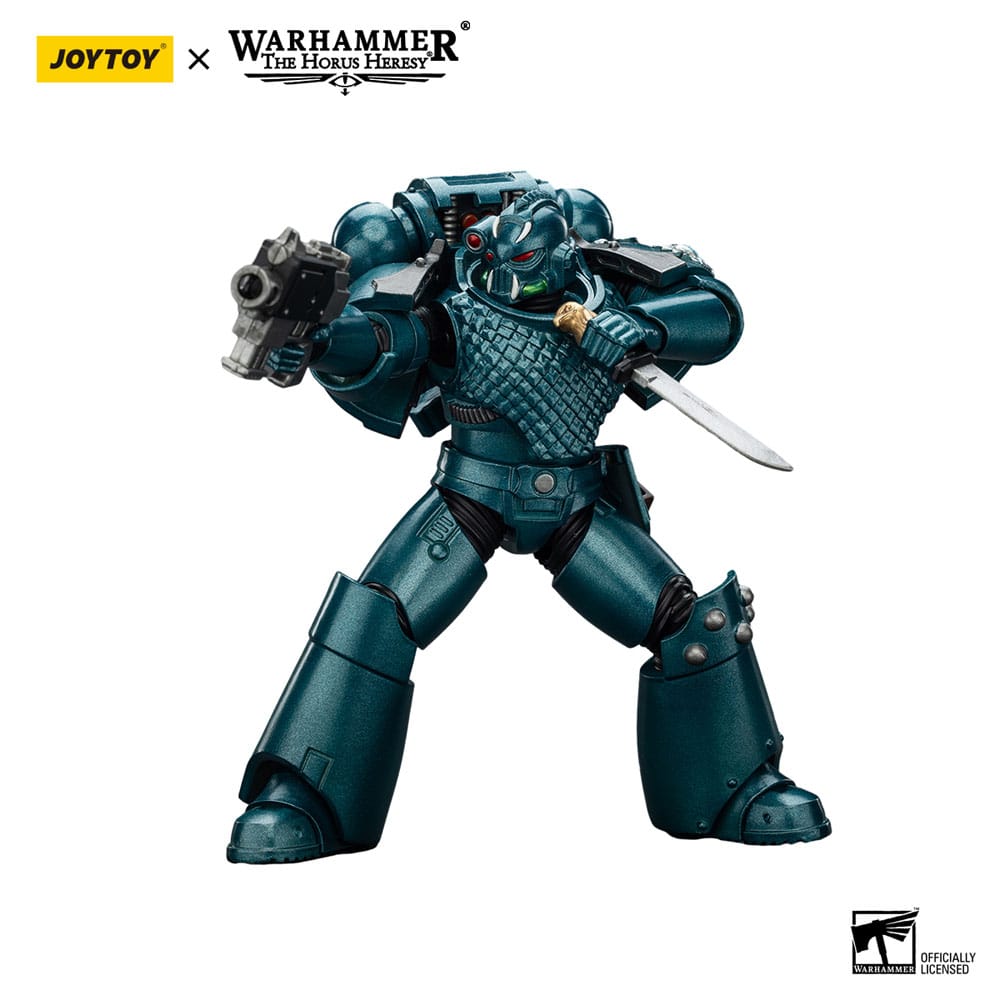 Warhammer The Horus Heresy Actionfigur Alpha Legion Head hunter With Banestrike Combi-Bolter And Power Dagger 20 cm - Preorder - ETA: 25.12.2025