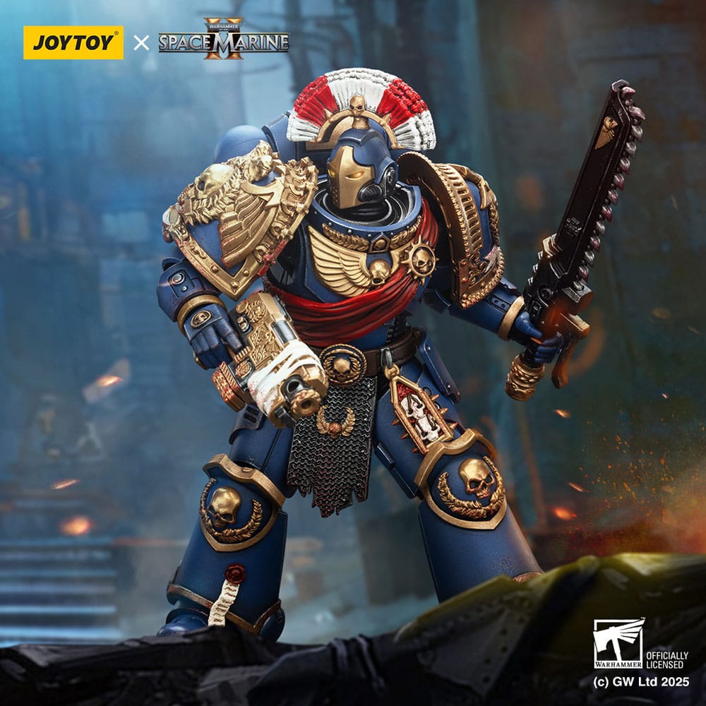 Warhammer 40,000: Space Marine 2 Actionfigur Ultramarines Relic Secundus Armour 20 cm - Preorder - ETA: 25.11.2025