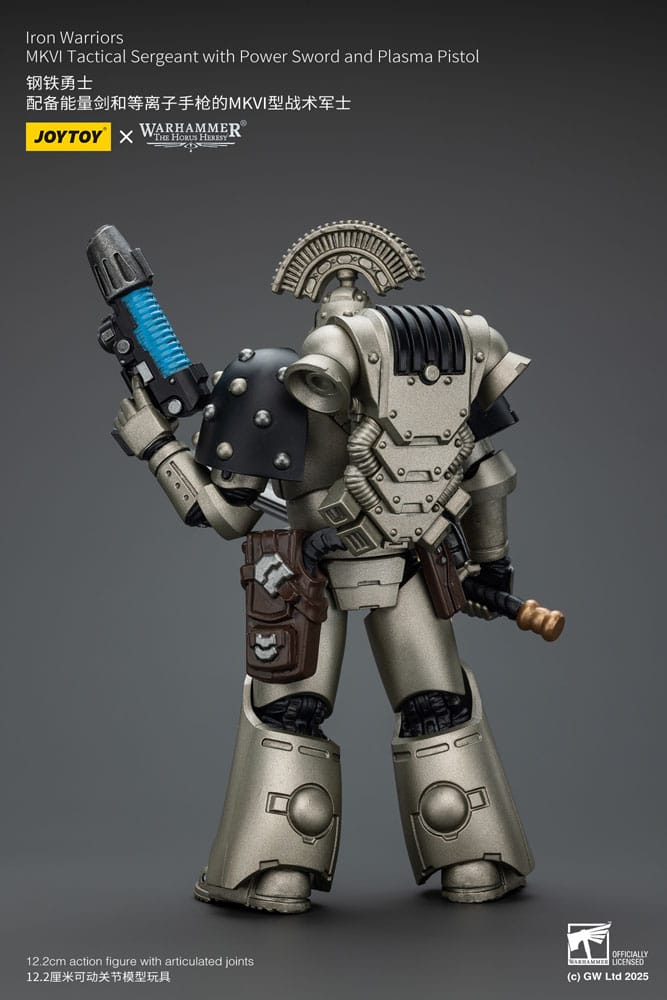 Warhammer The Horus Heresy Actionfigur 1/18 lron Warriors MKVI Tactical Sergeant with Power Sword and Plasma Pistol 12 cm - Preorder - ETA: 26.01.2026