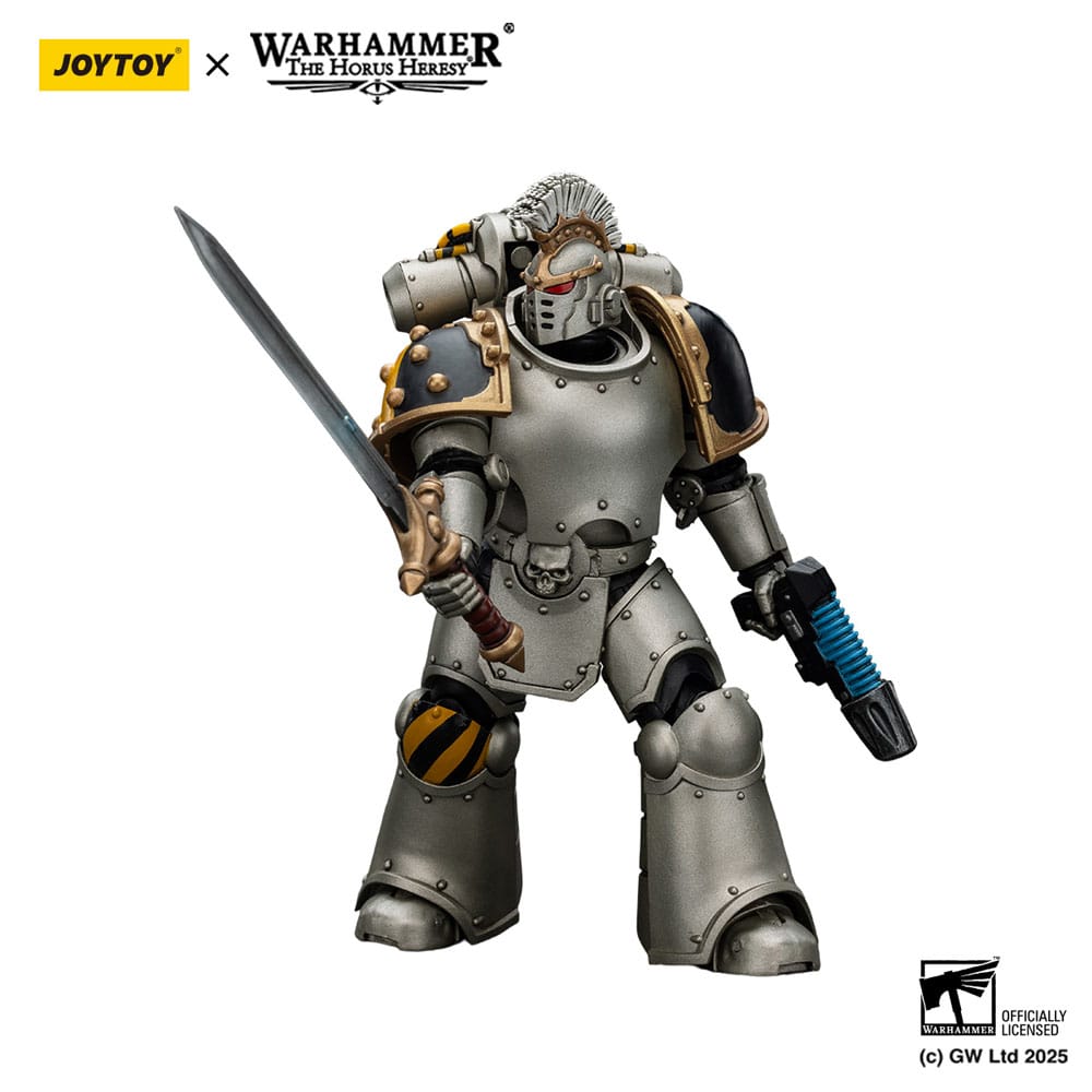Warhammer The Horus Heresy Actionfigur 1/18 lron Warriors Command Squad Chosen with Legion Standard 12 cm - Preorder - ETA: 26.01.2026