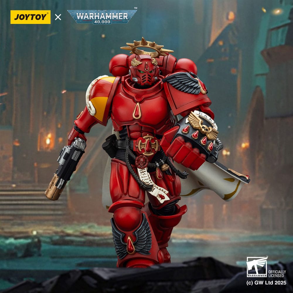 Warhammer 40,000: Combat Patrol Blood Angels Actionfigur Captain with Inferno Pistol & Power Fist 20 cm - Preorder - ETA: 25.12.2025